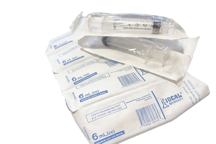 Ideal Instruments (Neogen) Disposable Luer Lock Syringe - 6cc - Single (100/box)