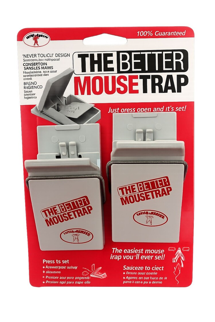 Little Giant/Miller Manufacturing The Better Mouse Trap  - 2pk (6/Case)