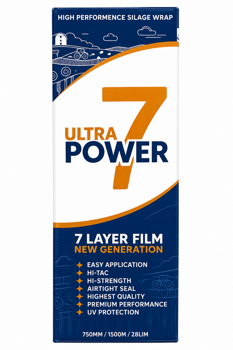 Silage Wrap - Ultra Power 7 -  White (20/Skid)