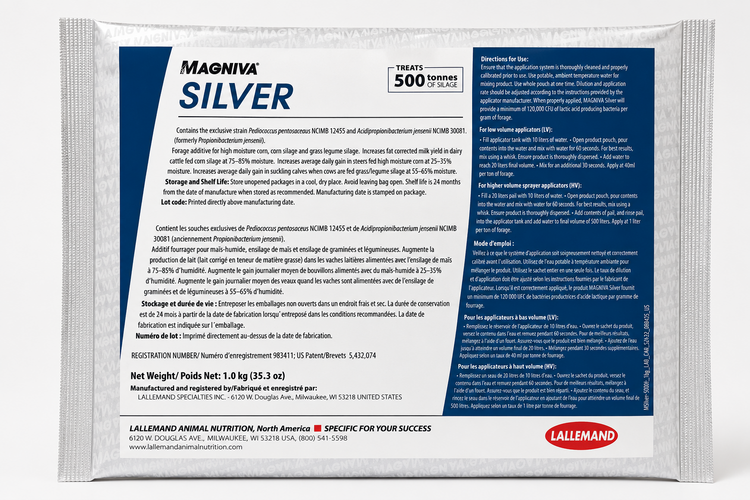 Lallemand Inoculant Magniva Silver (500tt) (Final Sale No Returns)