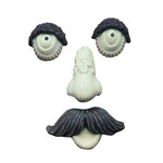 Man W Mustache - Glows In The Dark