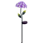 Solar Flower Stake Purple