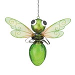 Regal Art & Gift Solar Dragonfly Lantern Green