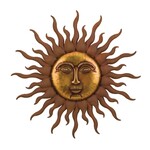 Regal Art & Gift Copper Sun Wall Decor 32"