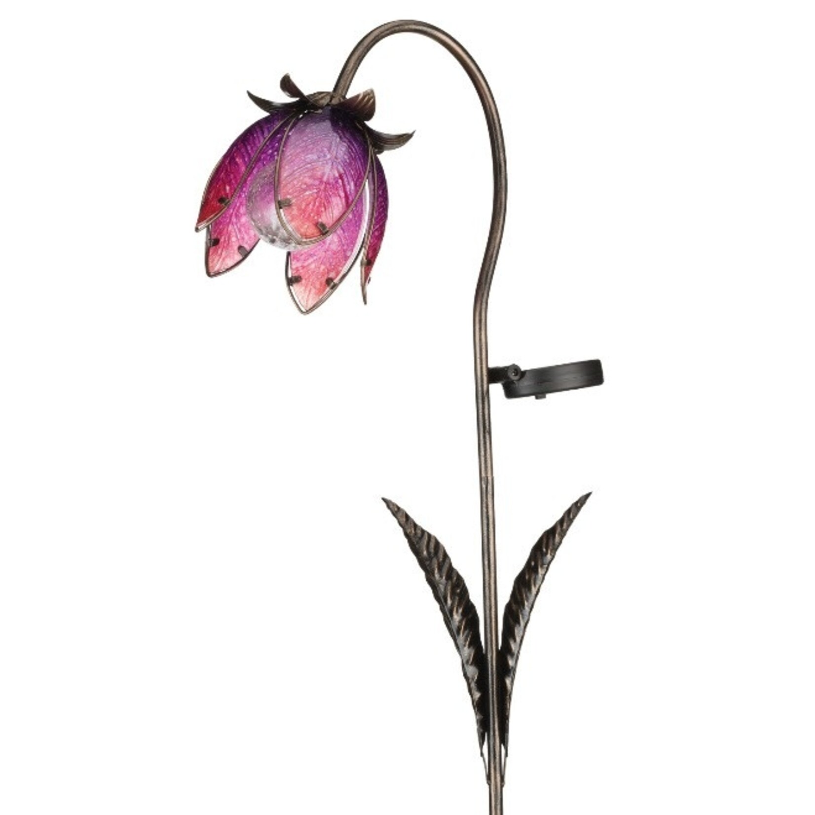 Regal Art & Gift Solar Windflower Stake - Pink