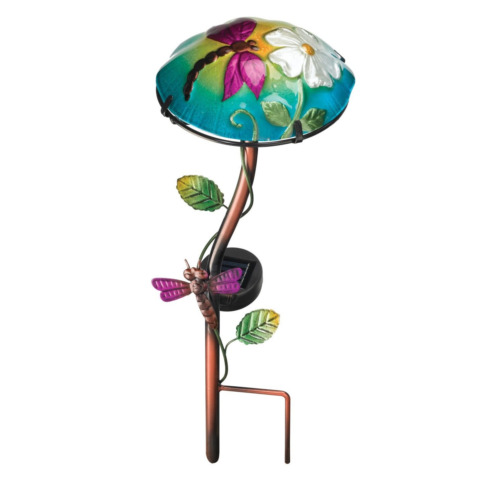 Regal Art & Gift Solar Mushroom Stake  Dragonfly (E3 box)