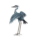 Regal Art & Gift Metallic Blue Heron 27"- Wings Down