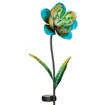 Regal Art & Gift Mystic Flower Stake Blue