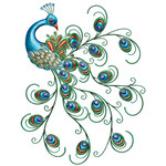 Regal Art & Gift Pretty Peacock Wall Decor