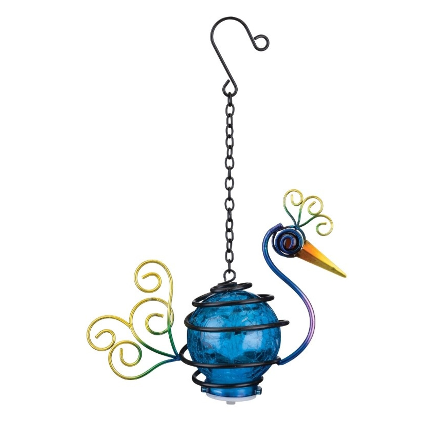 Regal Art & Gift Bird Solar Lantern Peacock