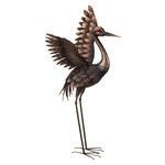 Regal Art & Gift Bronze Crane 27" - Wings Up