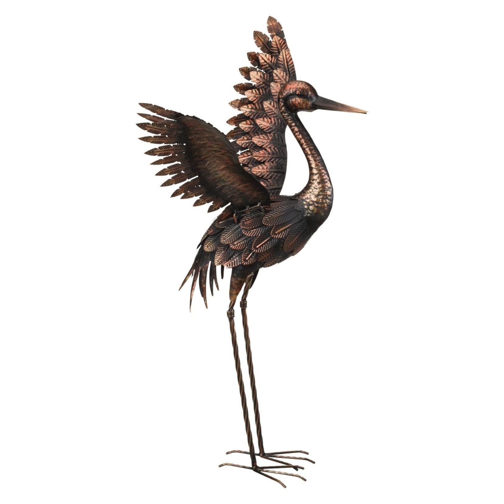 Regal Art & Gift Bronze Crane 27" - Wings Up