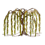 Copper Art LLC Autumn Willow Tree Wall Decor