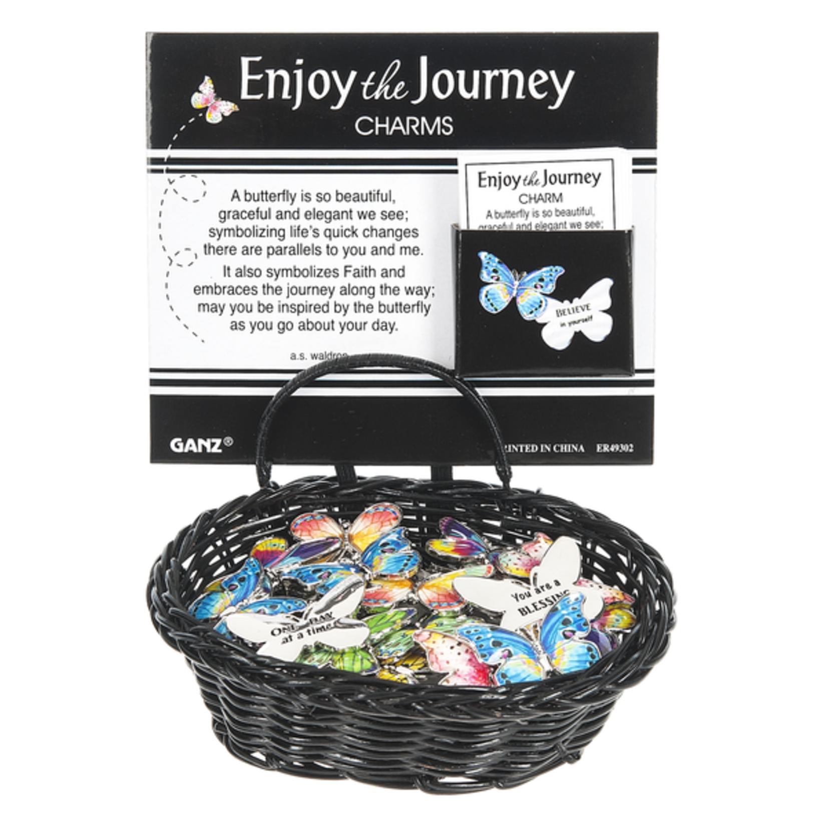 Ganz Enjoy the Journey Charm - Butterfly