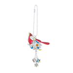 Color Art Cardinal Car Charm