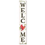 WELCOME - FLYING CARDINAL - PORCH BOARD