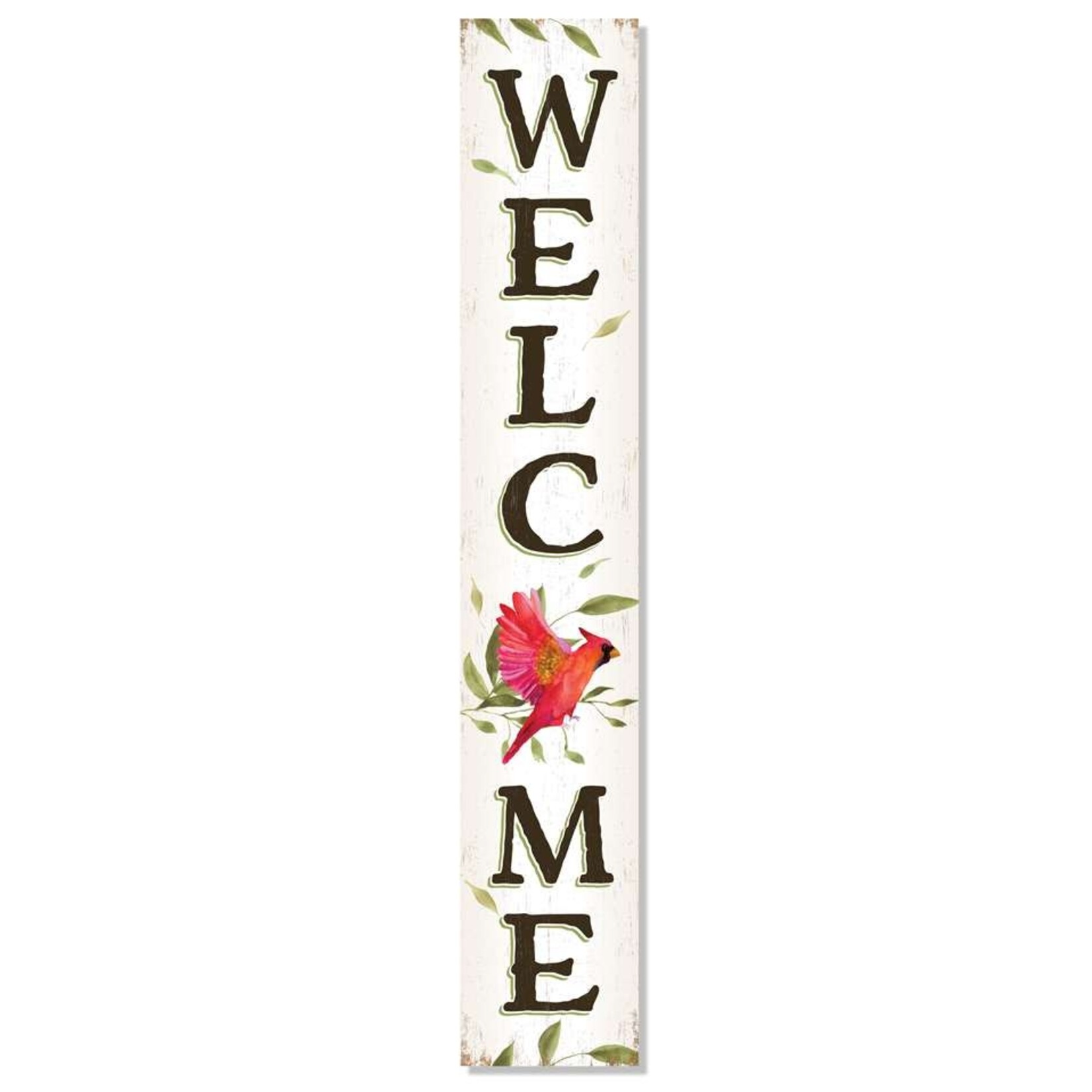 WELCOME - FLYING CARDINAL - PORCH BOARD