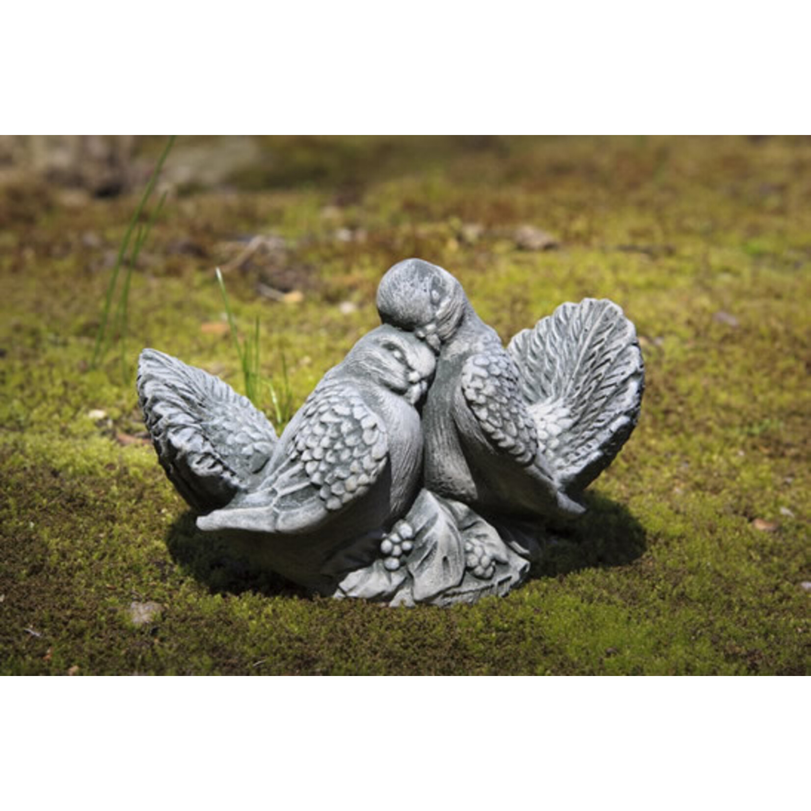 Campania Small Dove Pair  Statue