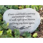 Garden Age Supply Heart Stone "If Tears Could Build a Stairway"