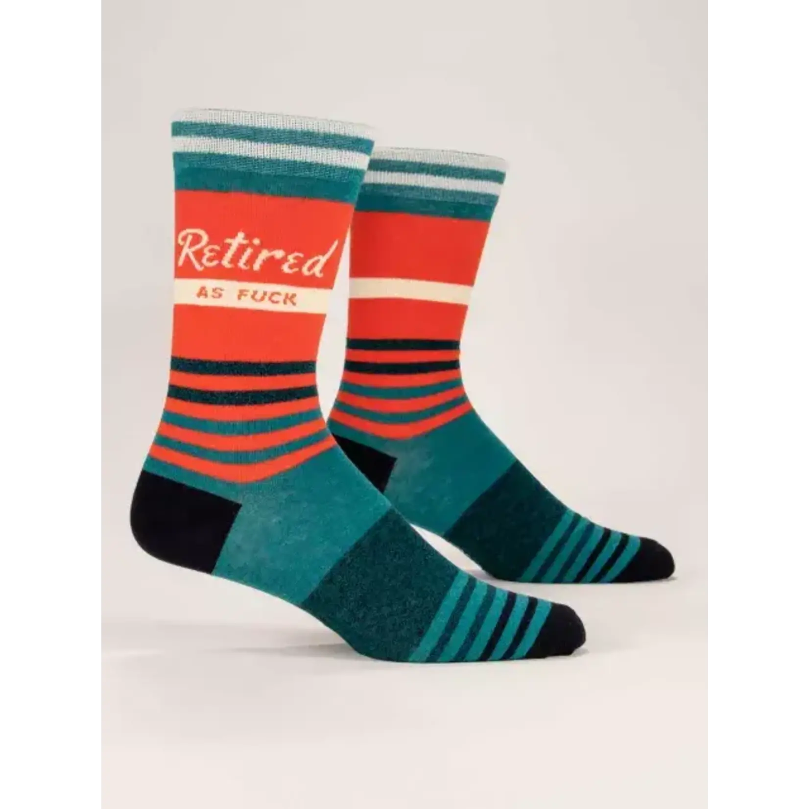 BlueQ Retired as Fuck Men's Crew Socks