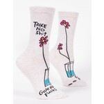 BlueQ TAKE NO SHIT WOMEN'S CREW SOCKS