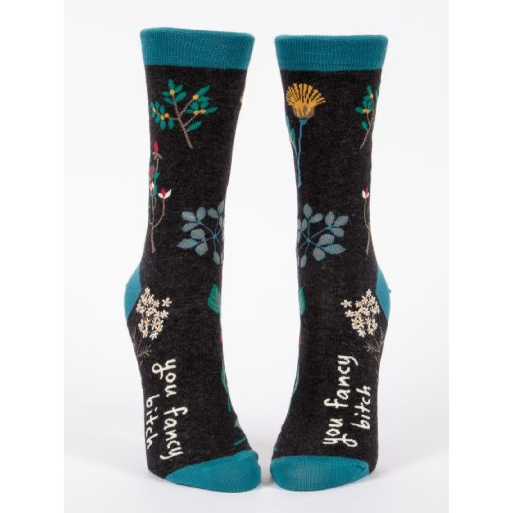 BlueQ YOU FANCY BITCH WOMEN'S CREW SOCKS