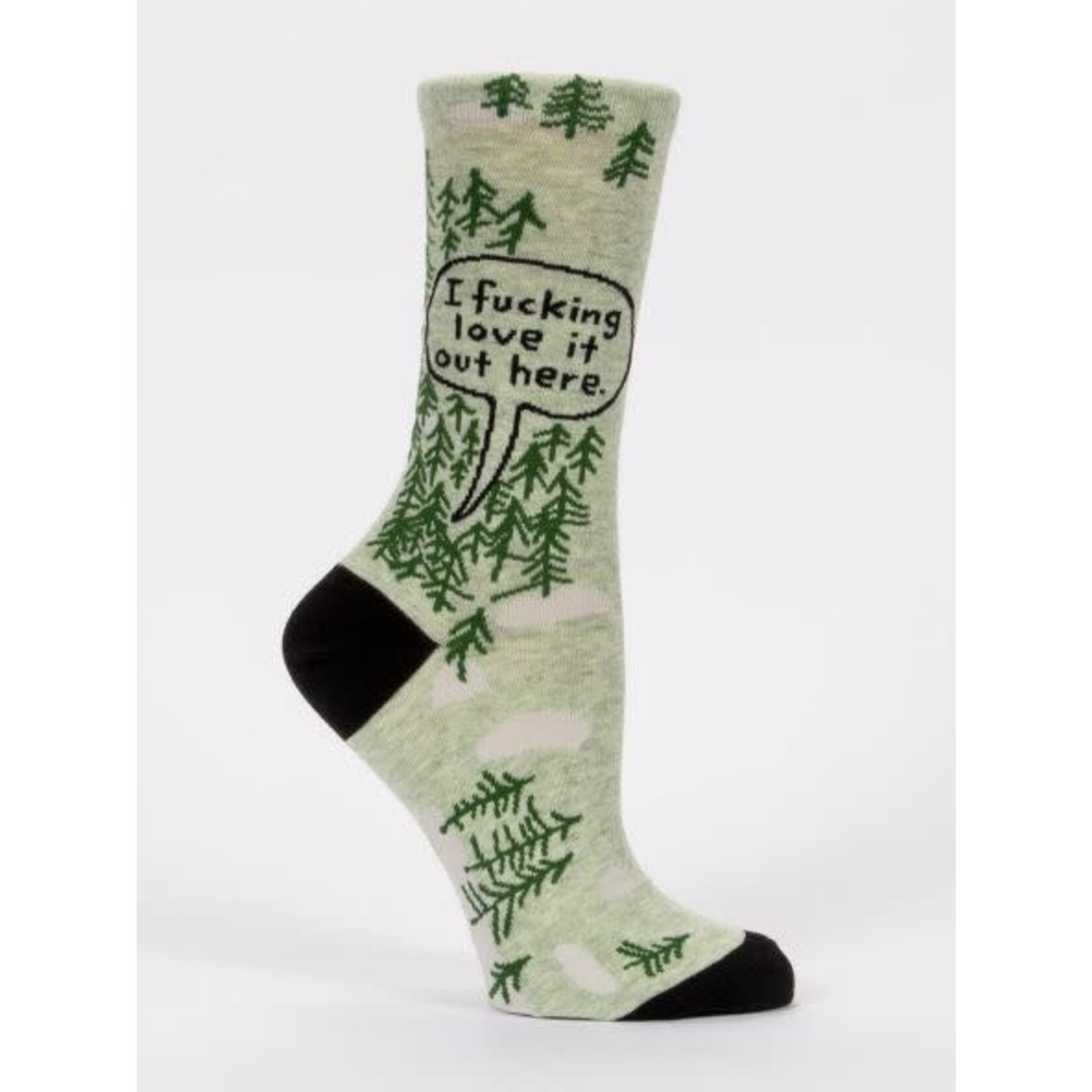 BlueQ Fucking Love It Out Here Women's Crew Socks