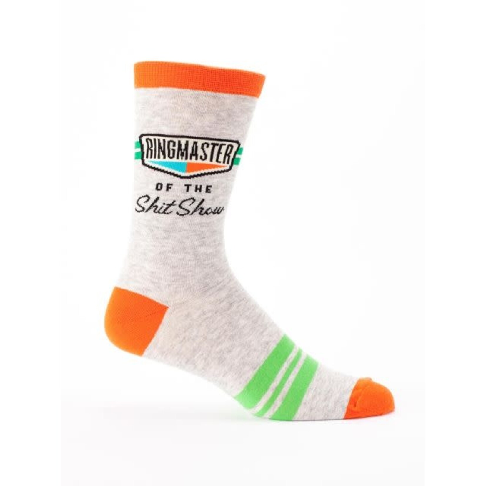 BlueQ Ringmaster of the Shit Show Men's Crew Socks