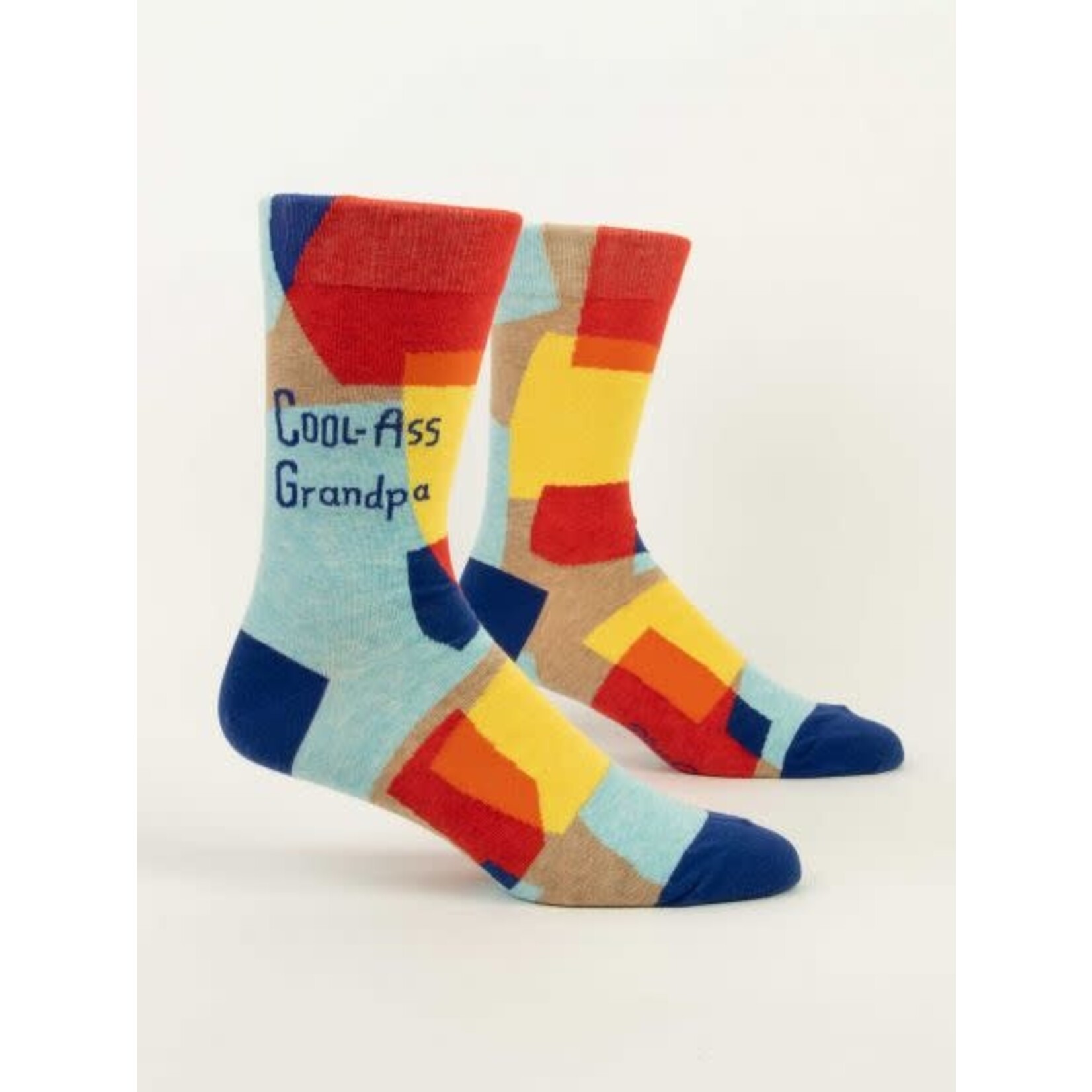 BlueQ Cool-Ass Grandpa Men's Crew Socks