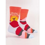 BlueQ I'M AN ADVENTURE MAN Men's Crew Socks