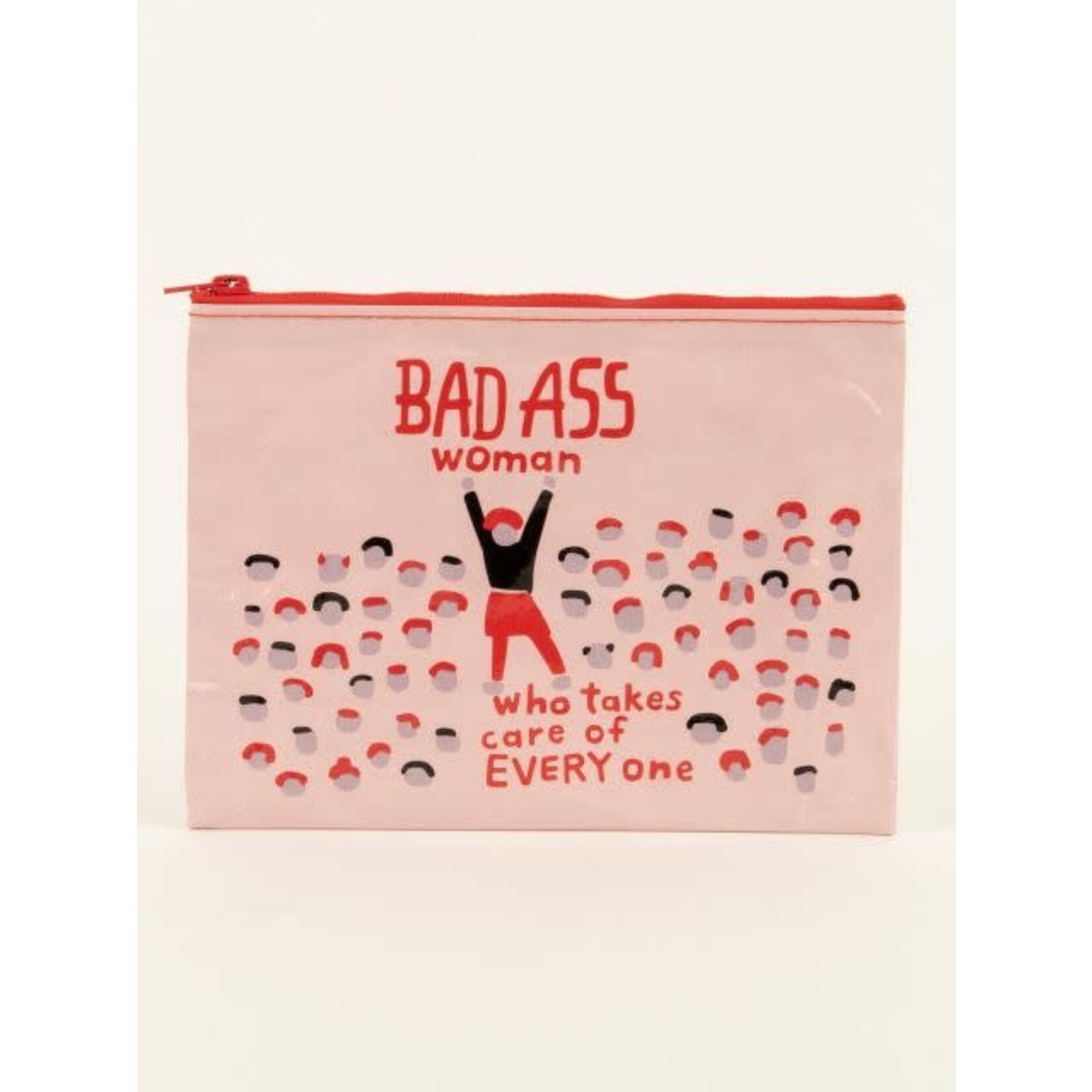 BlueQ BAD ASS WOMAN ZIPPER POUCH