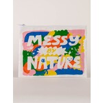 BlueQ MESSY BY NATURE ZIPPER POUCH