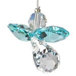 Woodstock Chimes December Guardian Angel - Blue Zircon