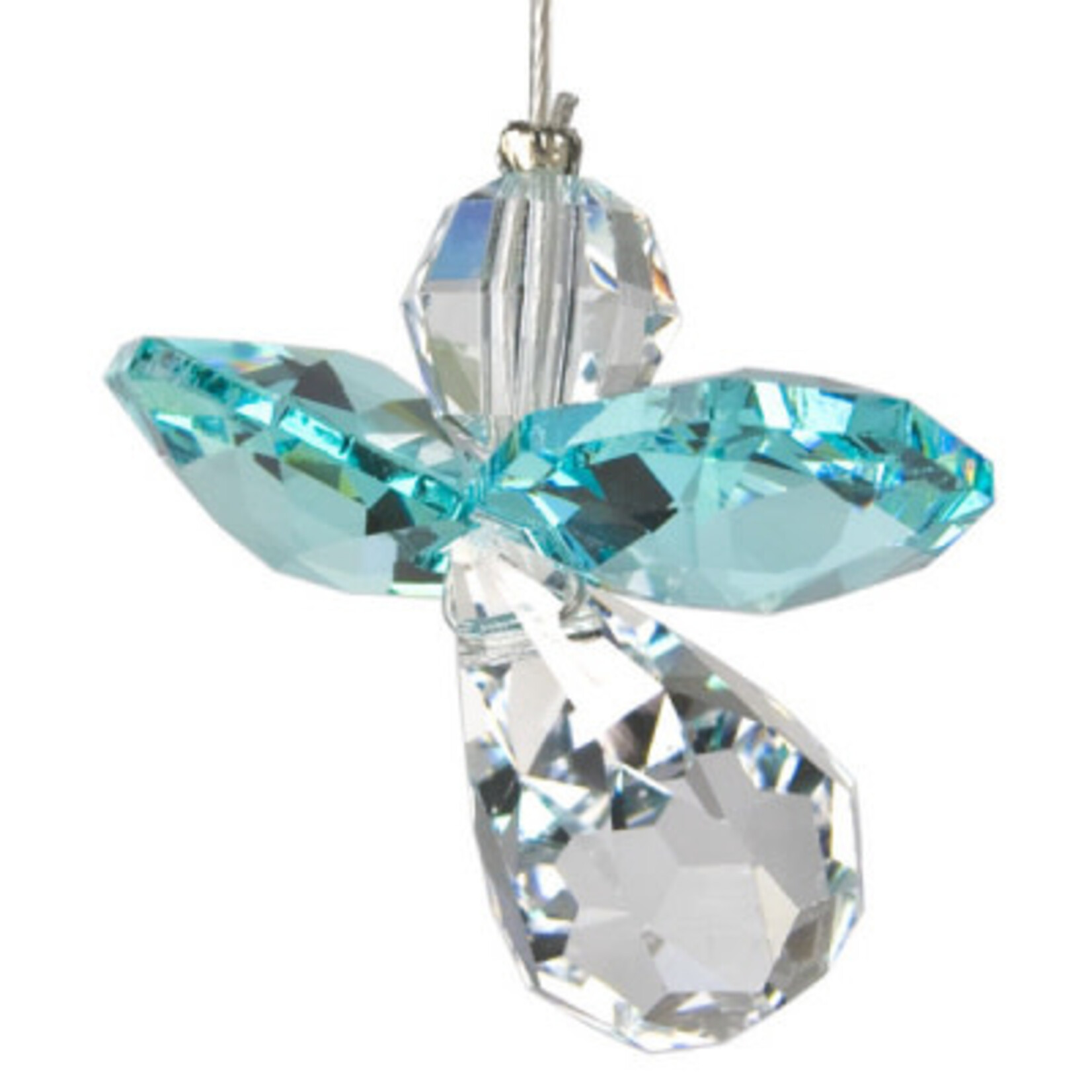 Woodstock Chimes December Guardian Angel - Blue Zircon