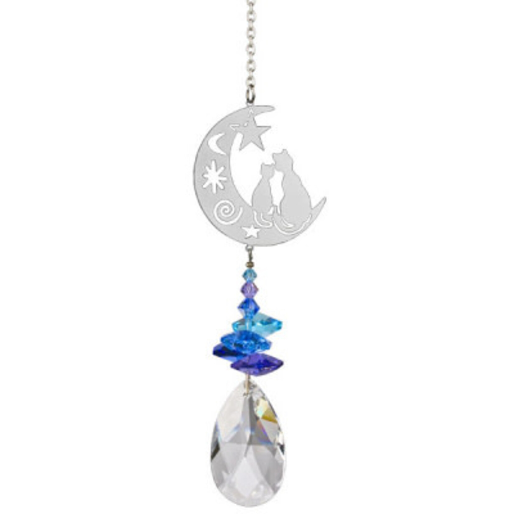 Woodstock Chimes Cat Crystal Fantasy Suncatcher