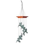 Woodstock Chimes Hummingbird Spiral Windchime     (A8)