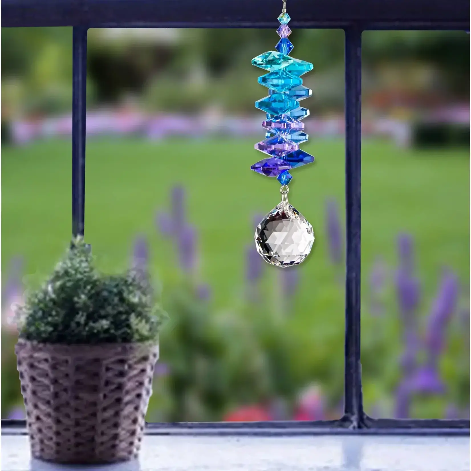 Woodstock Chimes Crystal Moonlight Cascade - Ball