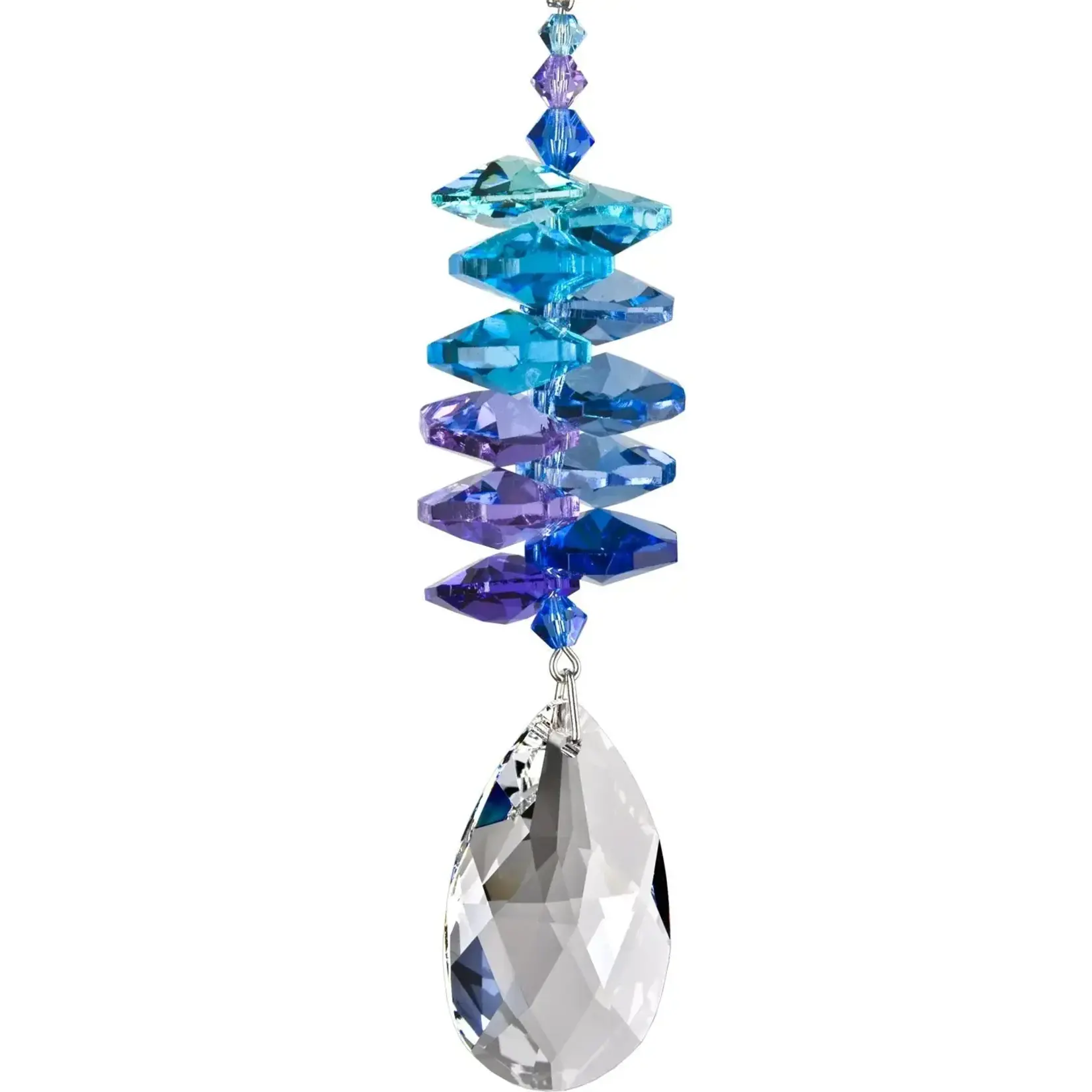 Woodstock Chimes Crystal Moonlight Cascade - Almond