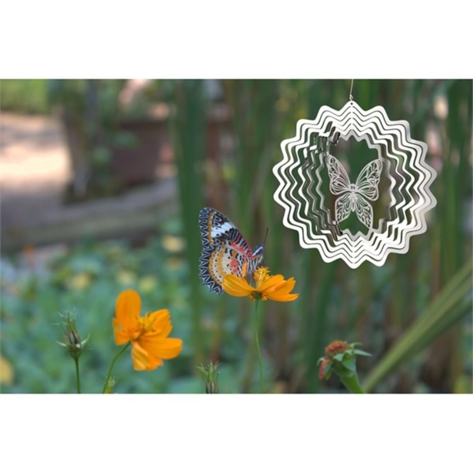 Woodstock Chimes Butterfly Shimmers Spinner