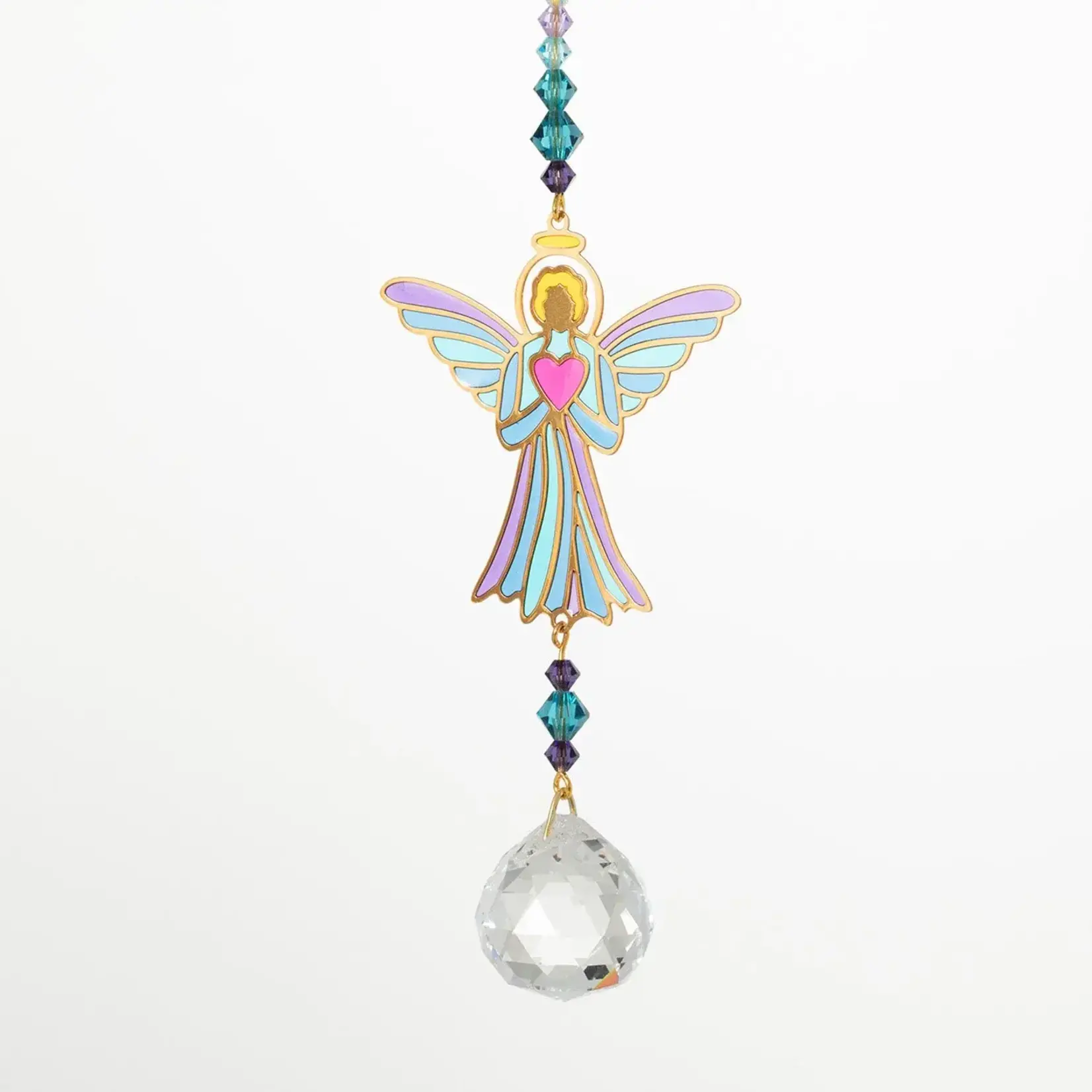 Woodstock Chimes Crystal Dreams Angel Suncatcher