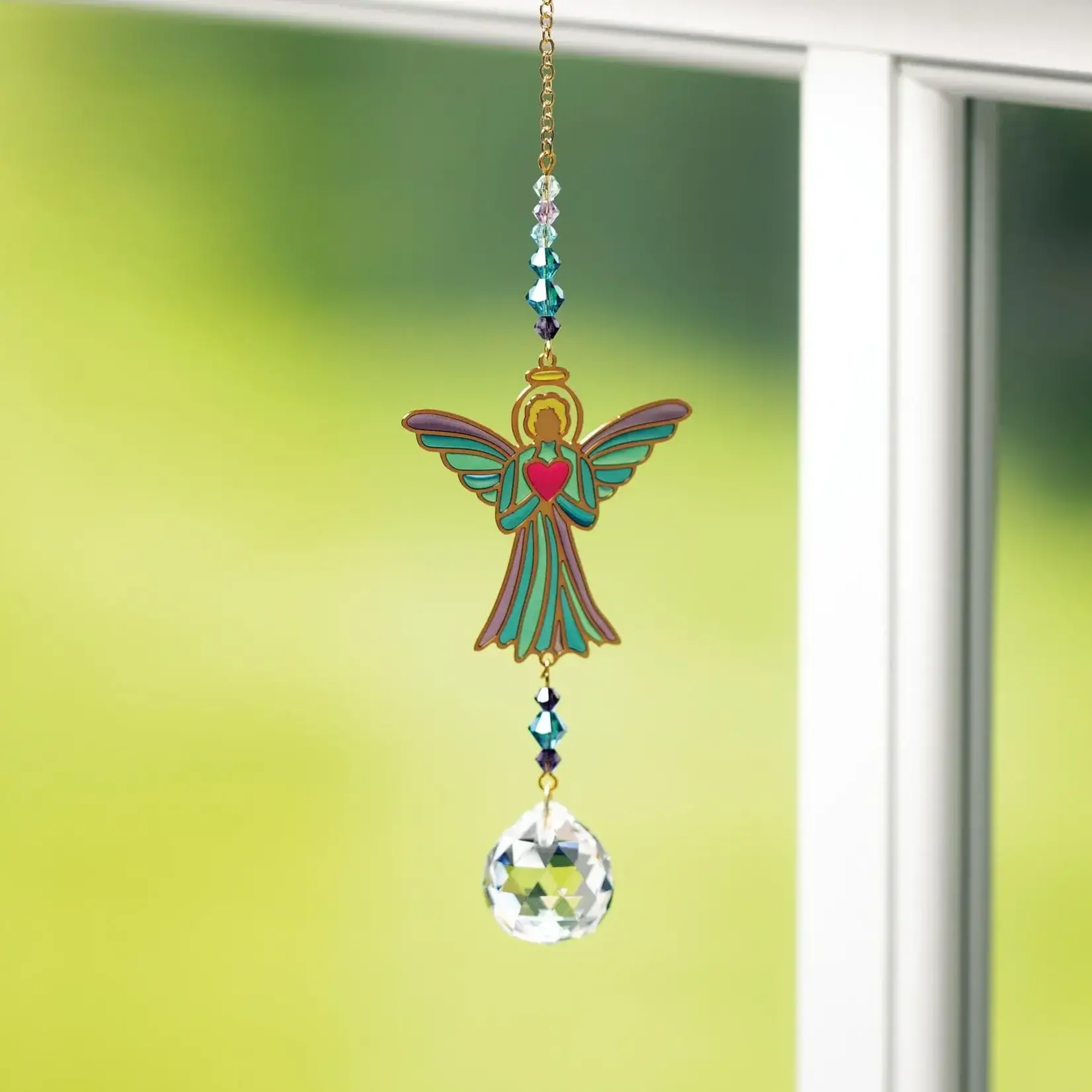 Woodstock Chimes Crystal Dreams Angel Suncatcher