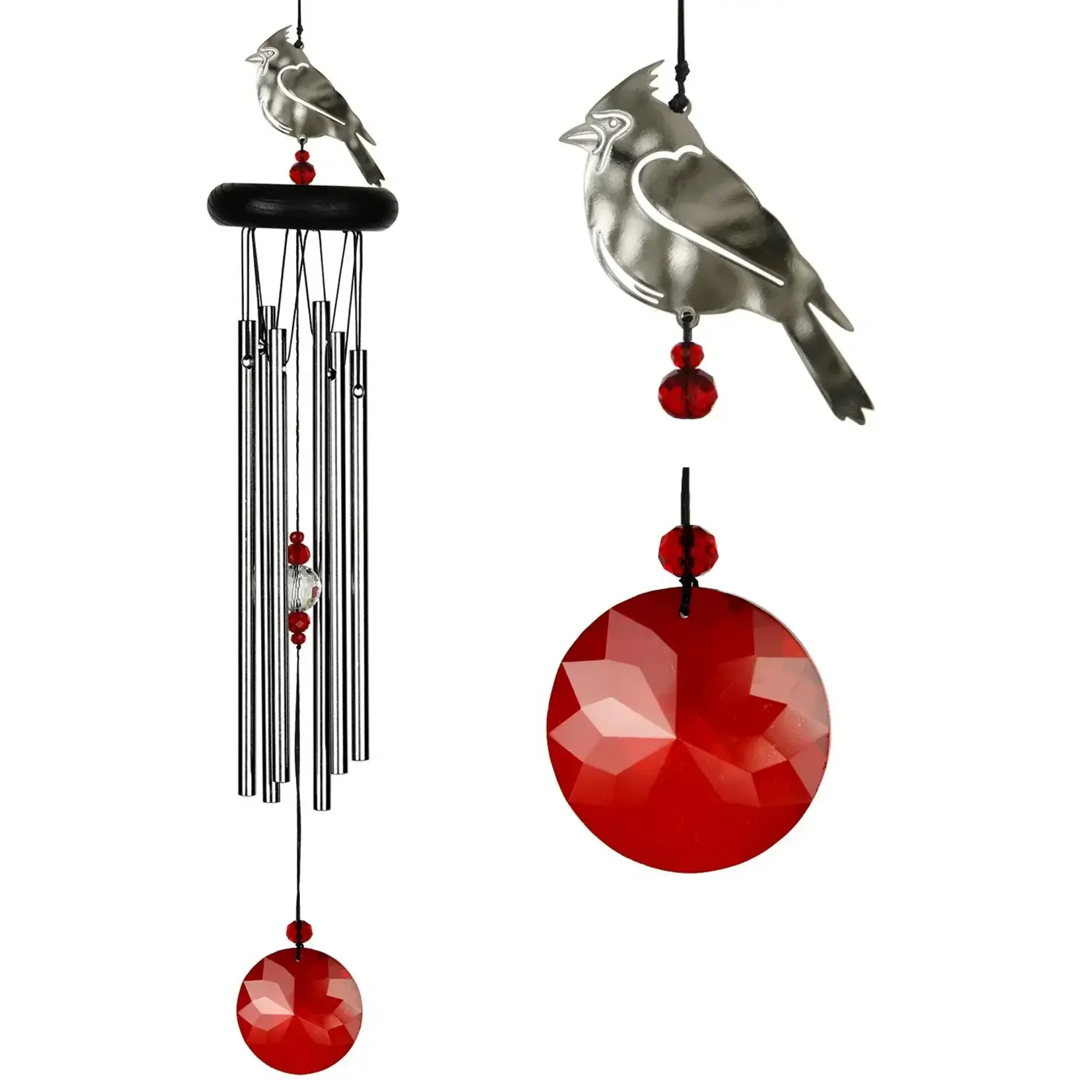 Woodstock Chimes Crystal Cardinal Chime