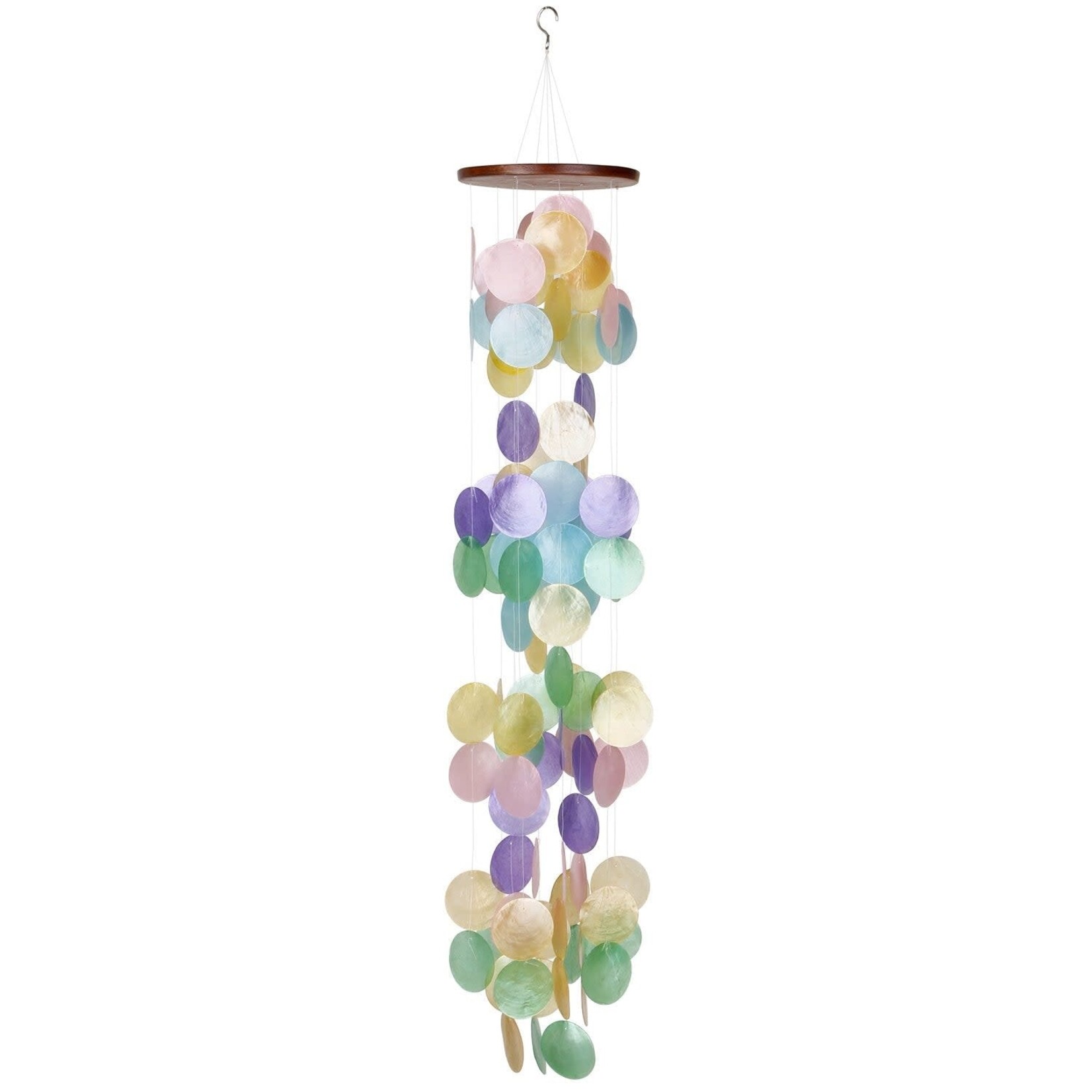 Woodstock Chimes Capiz Waterfall - Rainbow (A 8)
