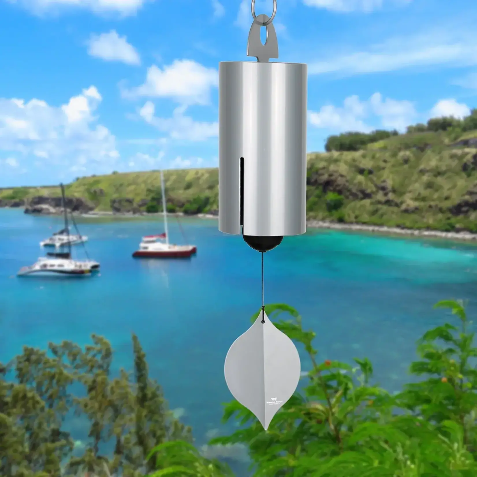 Woodstock Chimes Heroic Windbell - Large Gray