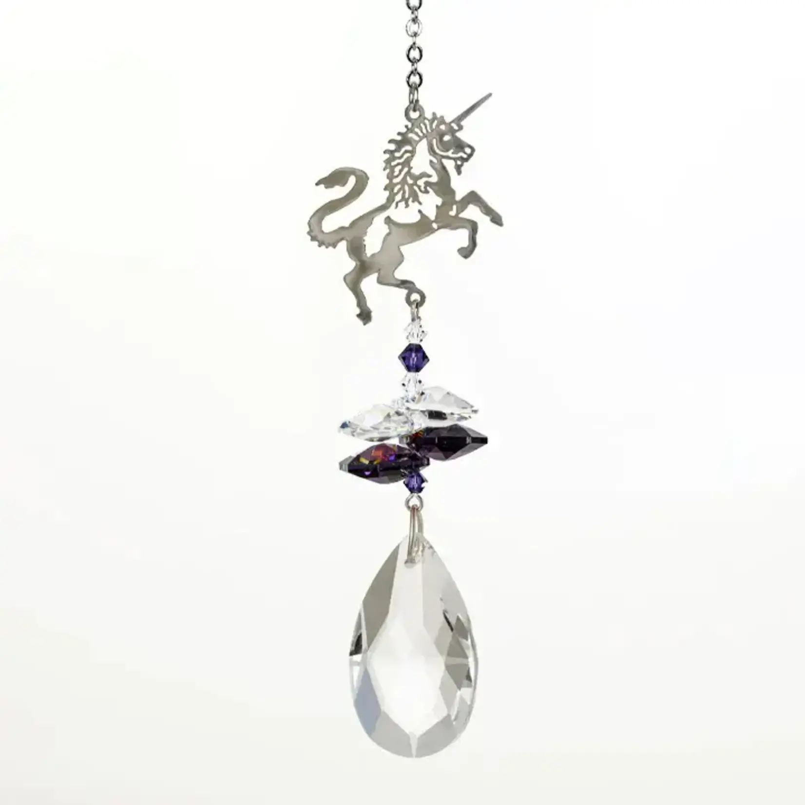 Woodstock Chimes Unicorn - Crystal Fantasy Suncatcher
