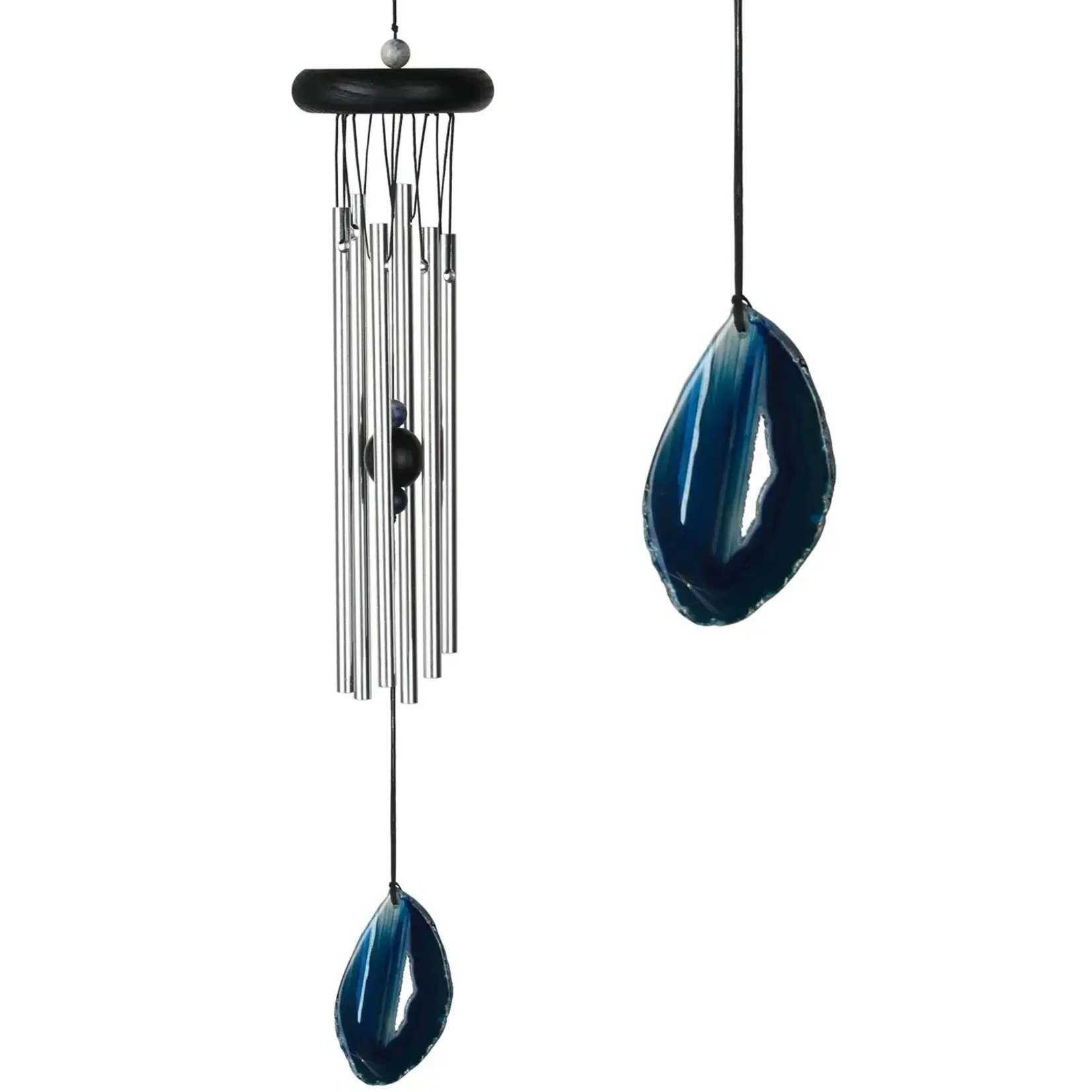 Woodstock Chimes Blue Agate Windchime