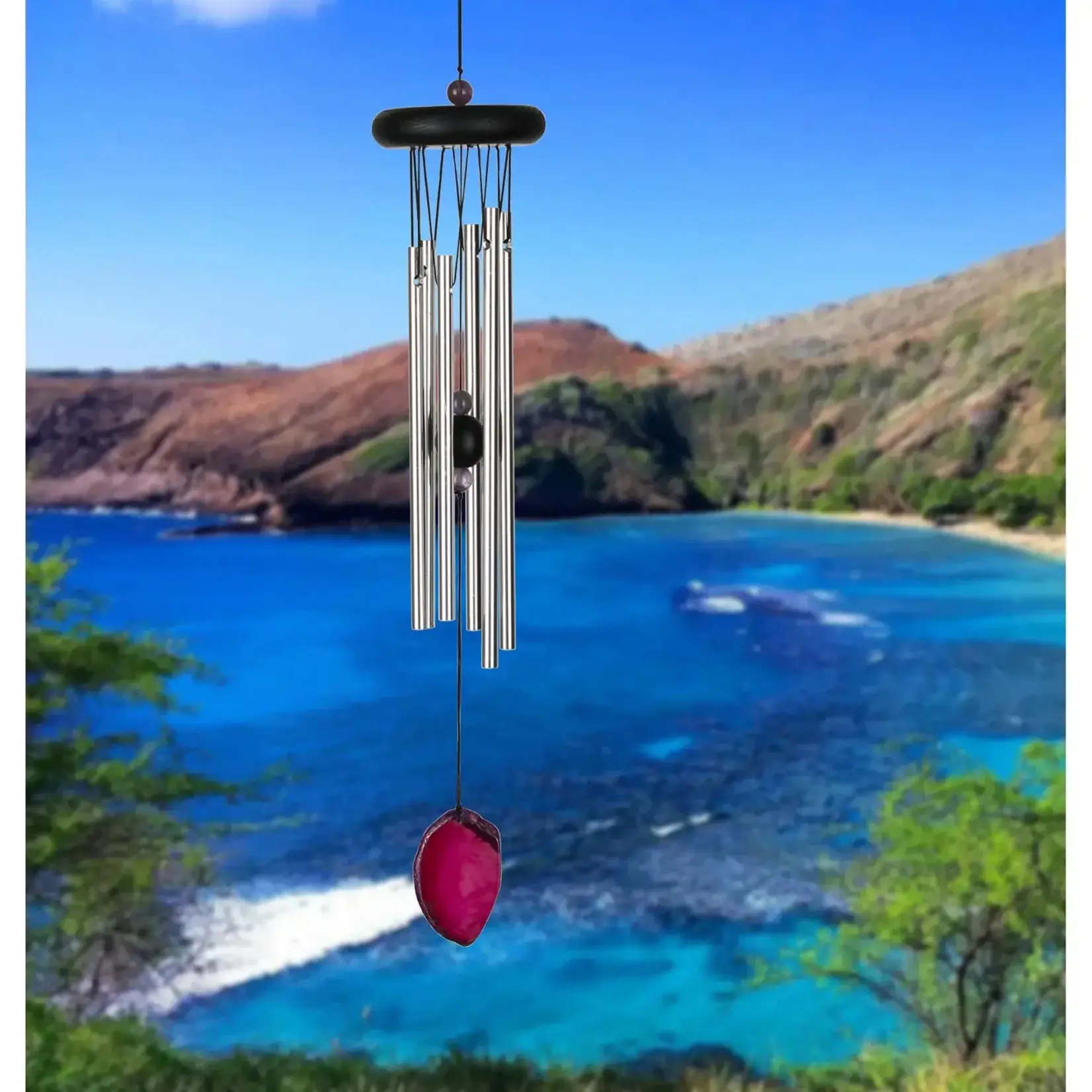 Woodstock Chimes Red Agate Windchime