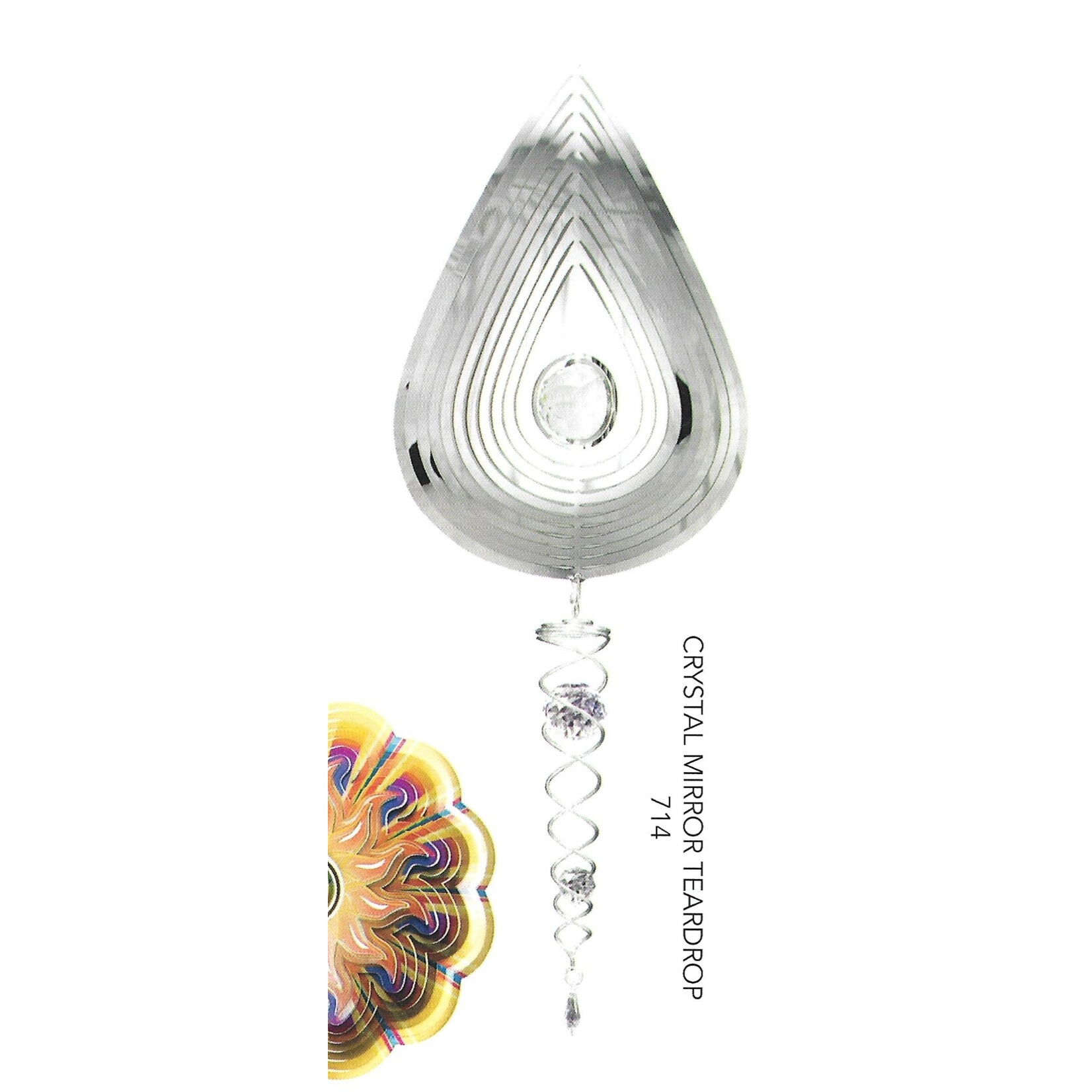 Spinfinity Crystal Mirror Teardrop  Mini Set