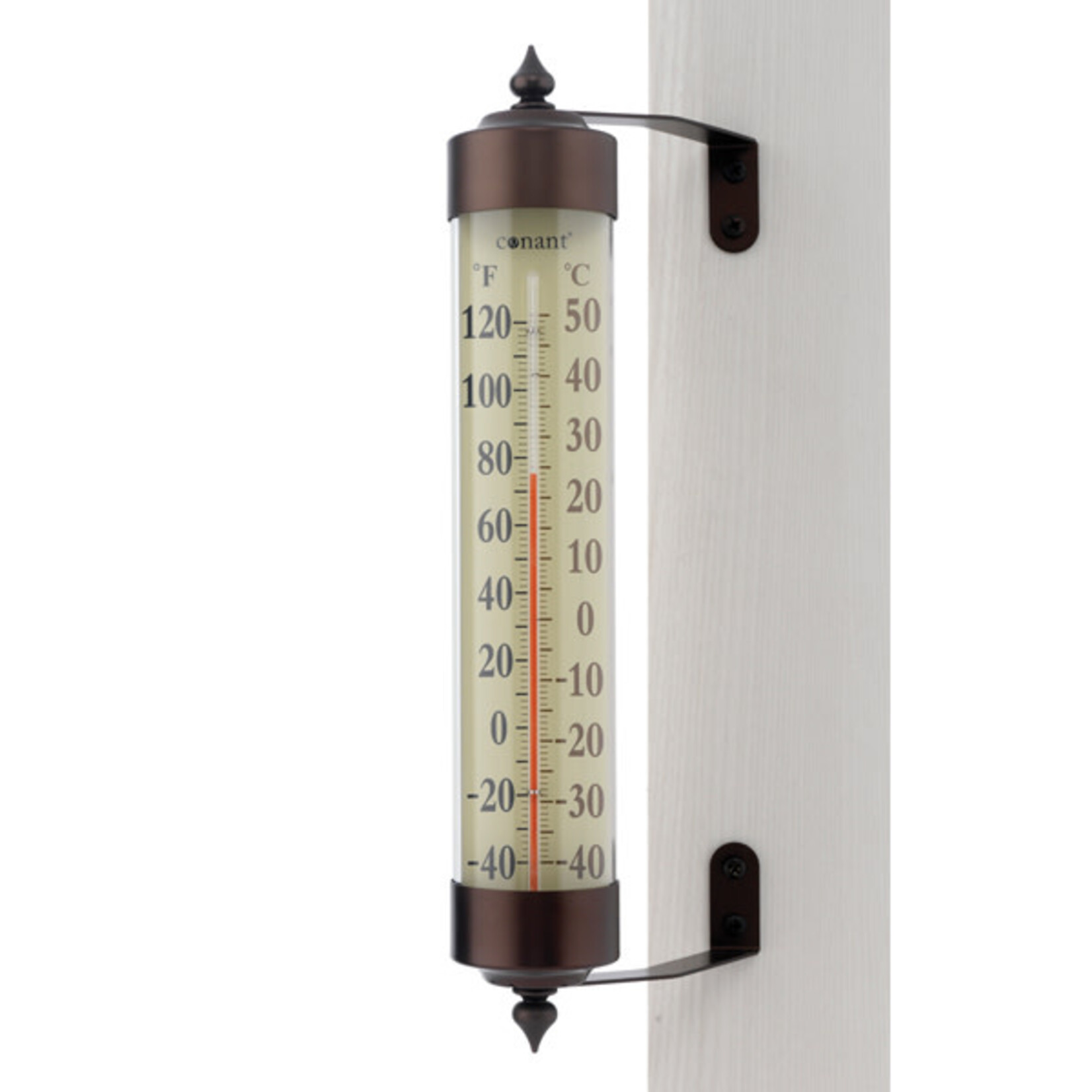 Conant Custom Brass Grande View Thermometer Decor