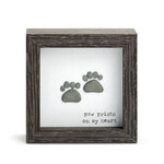 Sharon Nowlan Paw Prints Shadow Box (C6 BS)